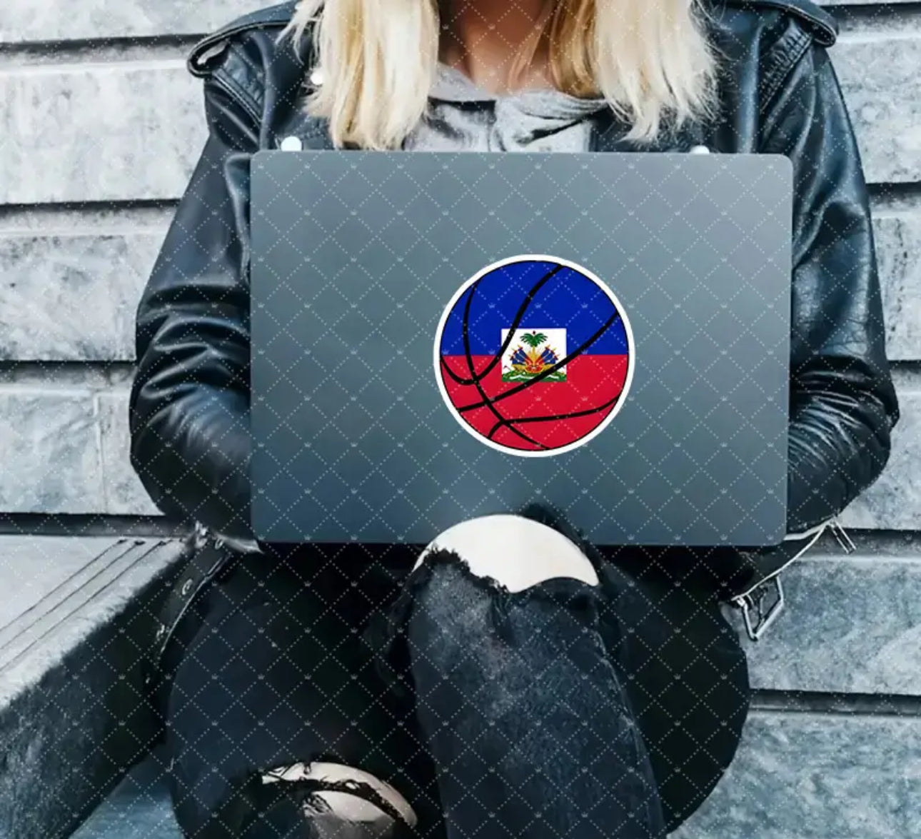 Haitian balloon sticker