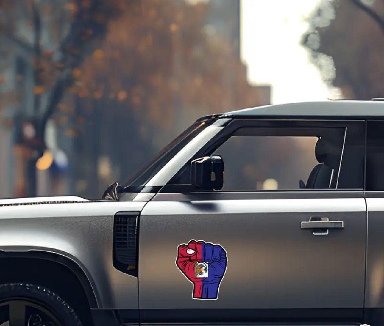 Haiti strong Hand stickers