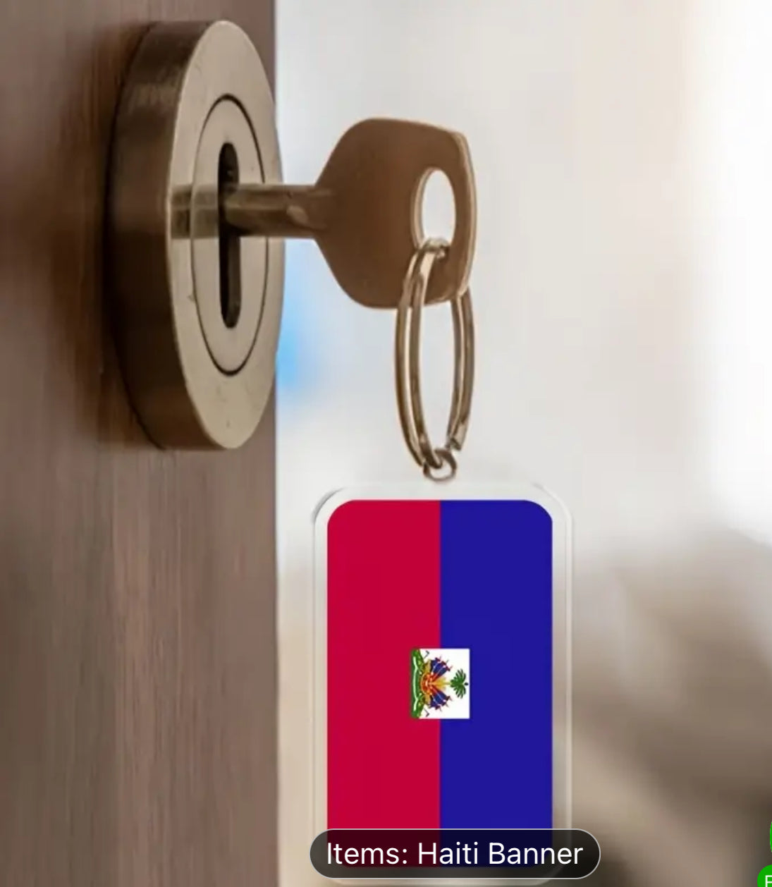 Haitian style keychain